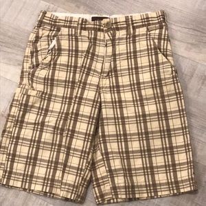 💥4/$15 Cream& brown shorts